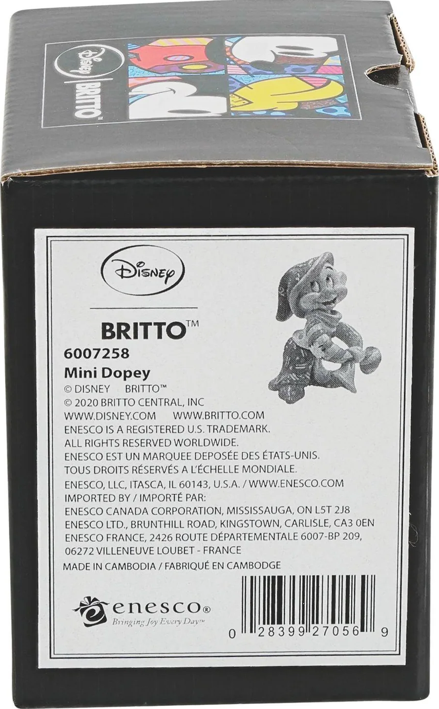 ENESCO Disney Showcase Britto Collection: Mini Dopey (Disney Showcase Britto Collection) Sammelfigur