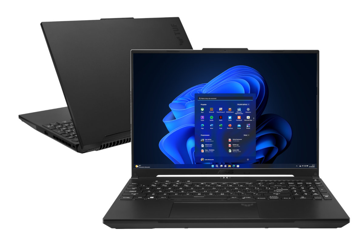 Laptop ASUS TUF Gaming A16 Advantage Edition FA617NSR-N0001W FHD+ Ryzen 7 7435HS/16GB/512GB/RX7600S 8GB/Win11H Czarny (Off Black)