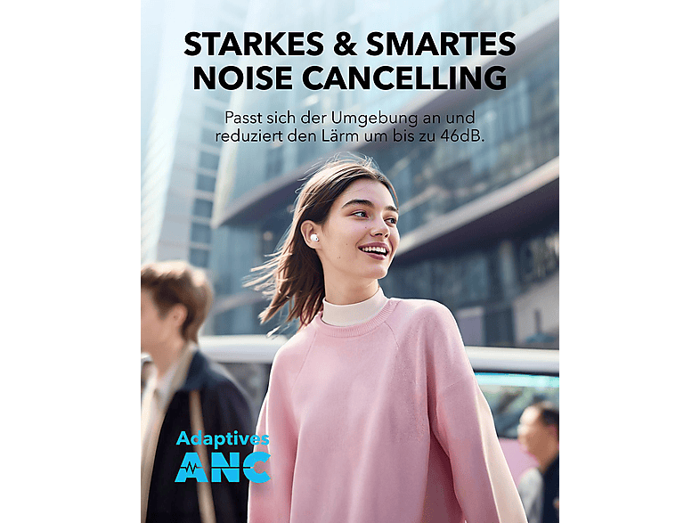 Thumbnail - SOUNDCORE BY ANKER A30i Weiß, In-ear Kopfhörer Weiß