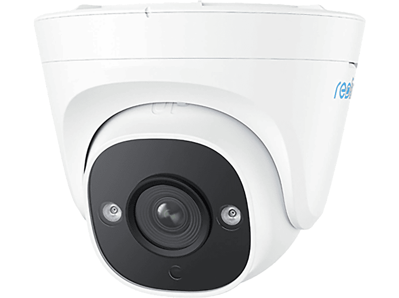 Reolink 5MP PoE IP-Dome-Kamera mit Personen/Fahrzeug-Erkennung P324, Überwachungskamera (Anzahl Kameras: 1, für Innen + Außen, Nachtsichtfunktion, Netzbetrieb, Schwenkbar, Neigbar, 3K, Weiß)