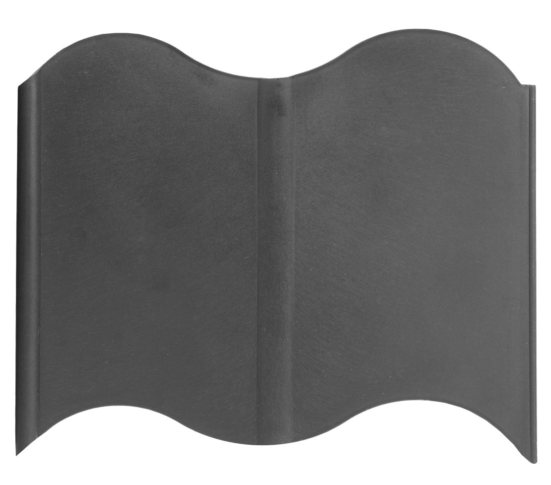 GARDEN OF EDEN Virágágyás szegély / kerítés, 15 x 14 cm, fekete, 20 db csomag (11468P)