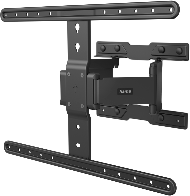 HAMA FITV full motion dönthető/forgatható dupla karos fali konzol, ultraslim, 90"-ig, fekete (220851)