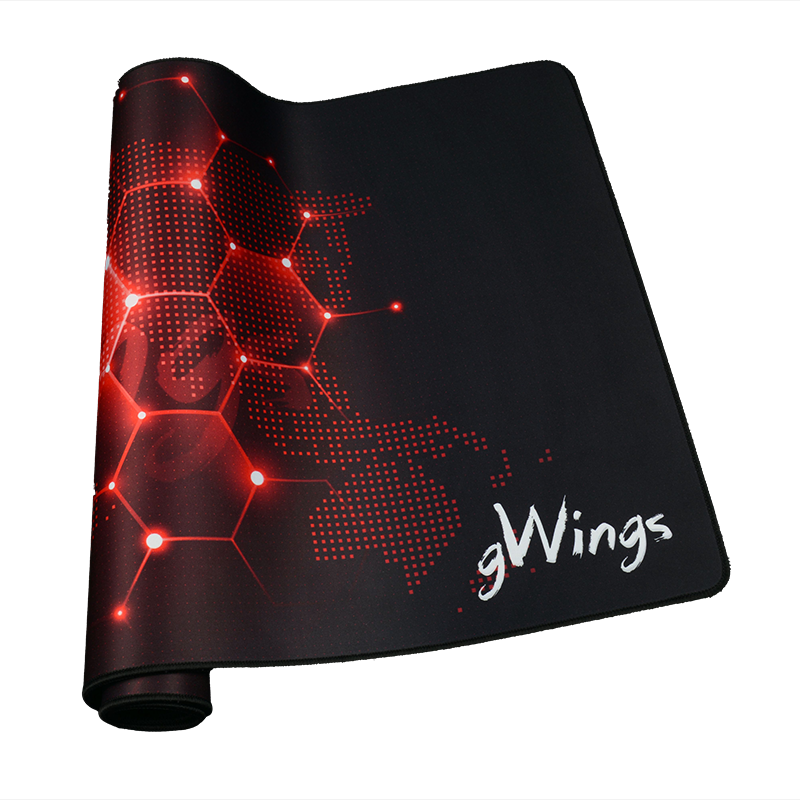 GWINGS Gaming egérpad 900x400x3mm, fekete (GW905P)