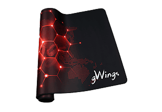 GWINGS Gaming egérpad 900x400x3mm, fekete (GW905P)