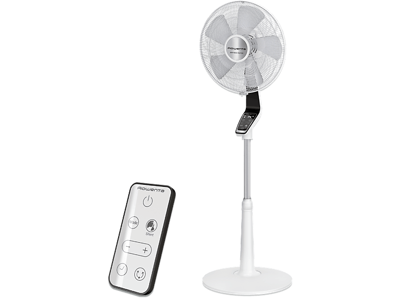 Rowenta Turbo Silence Extreme VU5690F0, 34 W, 1.4 m, 70 m³/min, 14 velocidades, Control remoto, Temporizador, Blanco