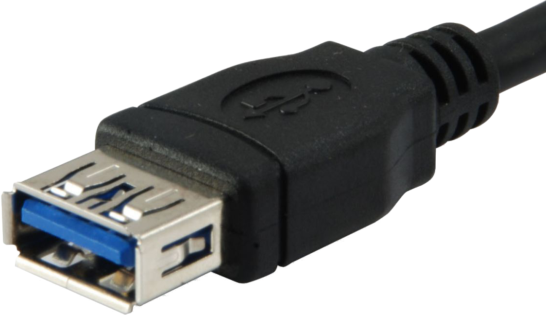 USB kábel USB 3.0 csatlakozóval. A csatlakozó kék.