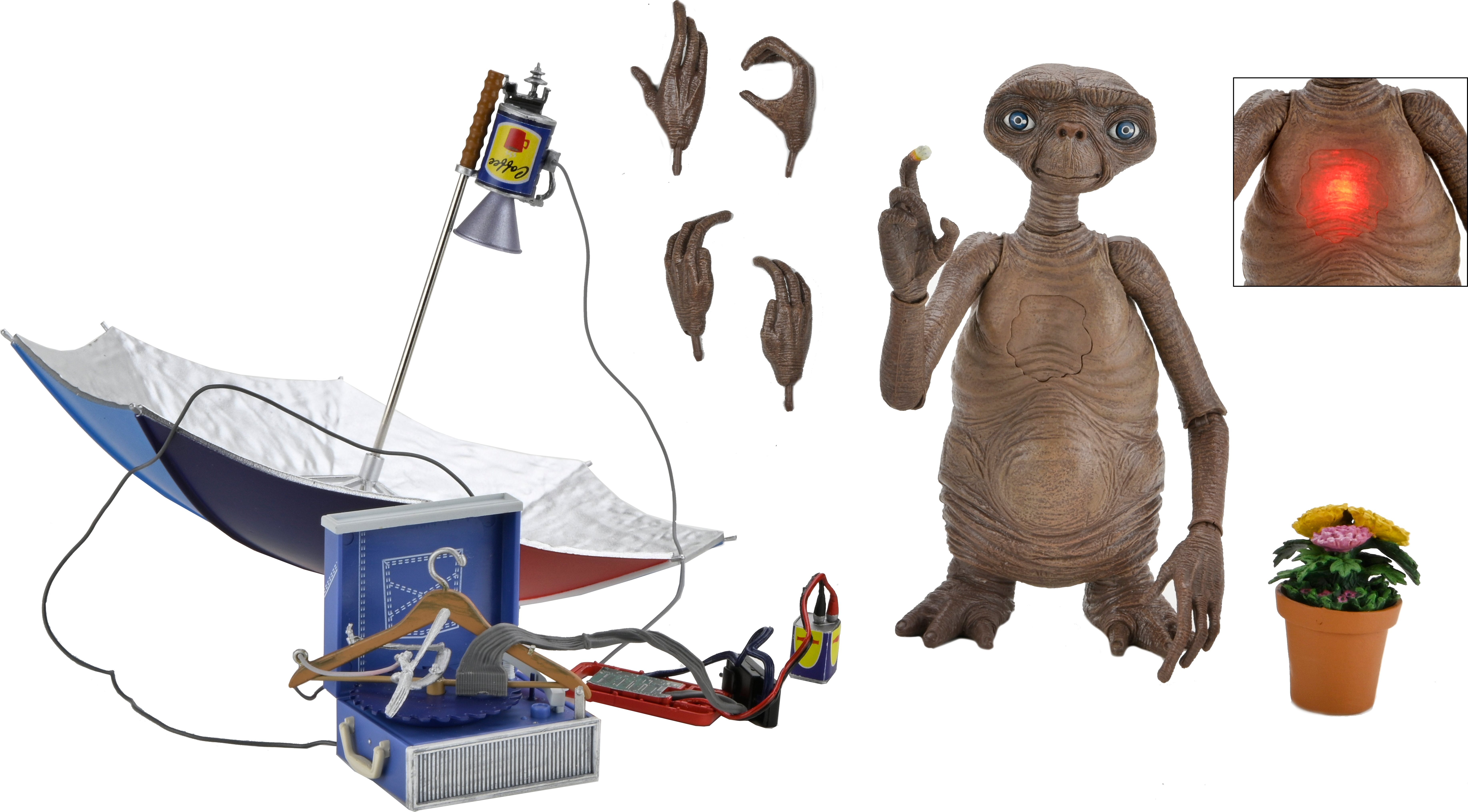 NECA E.T. l'extraterrestre 40e anniversaire - Ultimate Deluxe (E.T. l'extraterrestre) Figurine de jeu