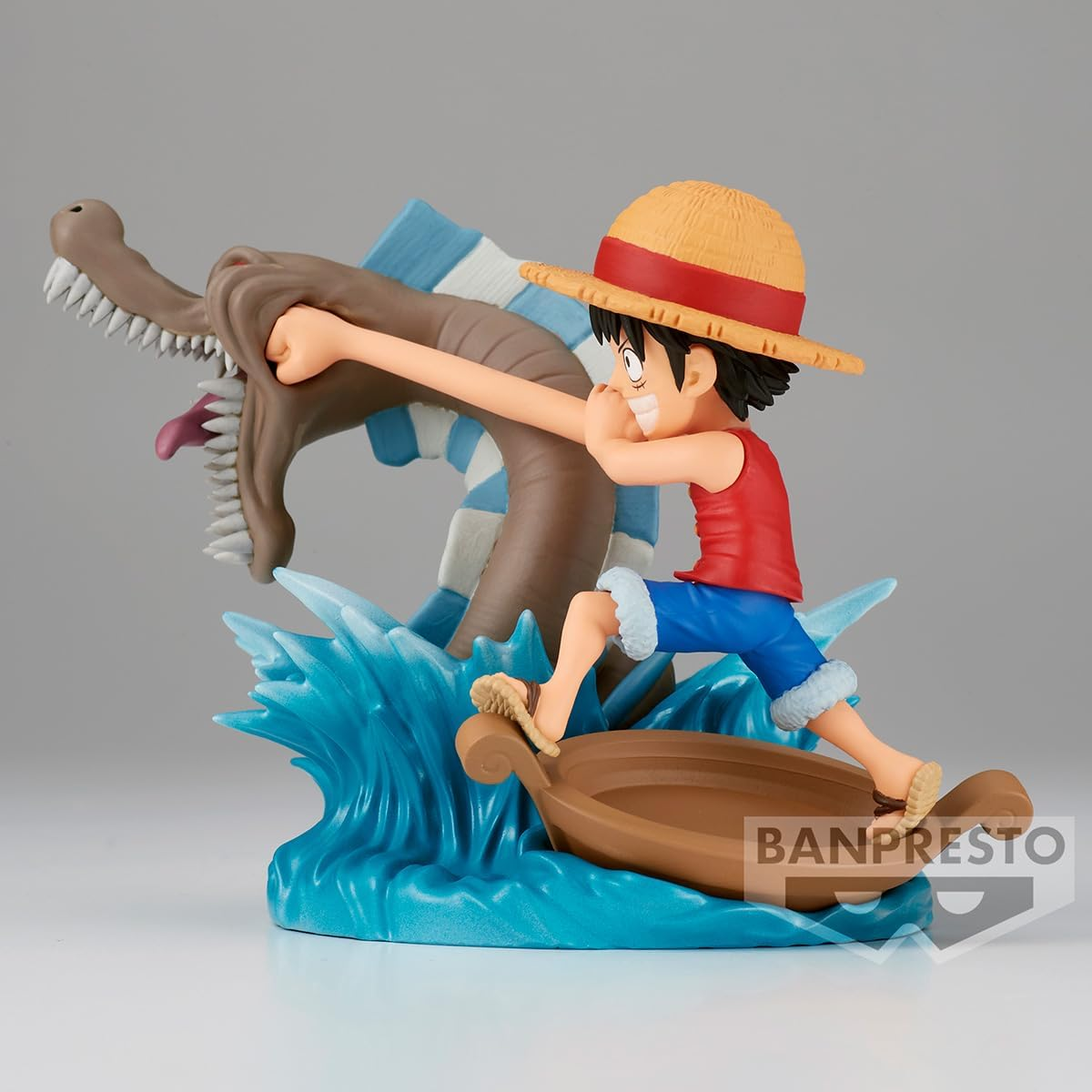 BANPRESTO One Piece Log Stories - Monkey D. Luffy vs Local Sea Monster (One Piece) Sammelfigur