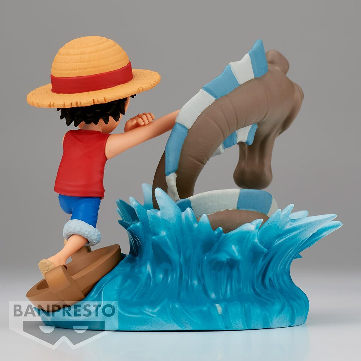 BANPRESTO One Piece Log Stories - Monkey D. Luffy vs Local Sea Monster (One Piece) Sammelfigur