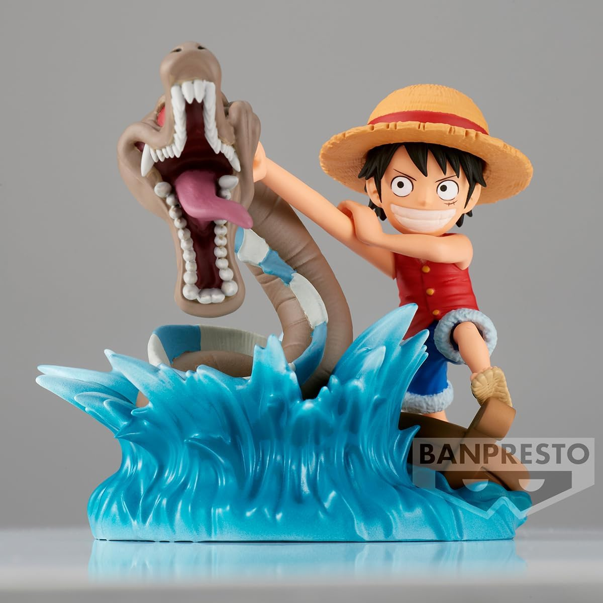 BANPRESTO One Piece Log Stories - Monkey D. Luffy vs Local Sea Monster (One Piece) Sammelfigur