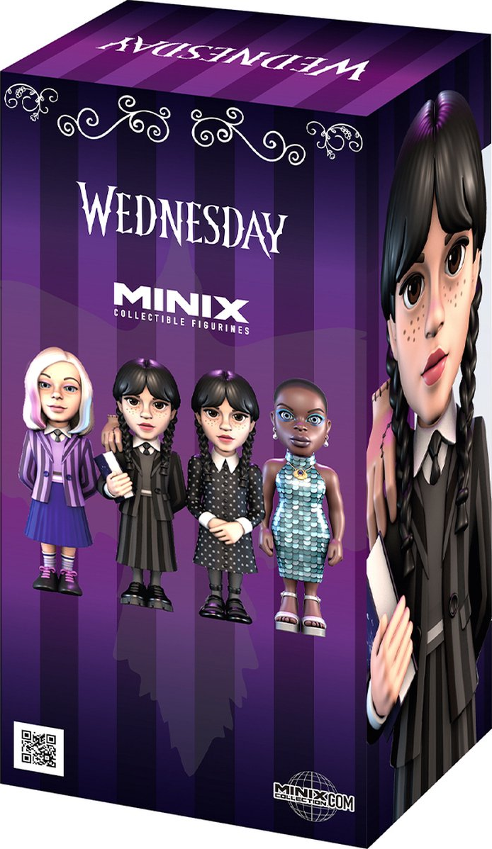 MINIX Wednesday - Wednesday Addams with Thing (Wednesday) Personaggi da collezione