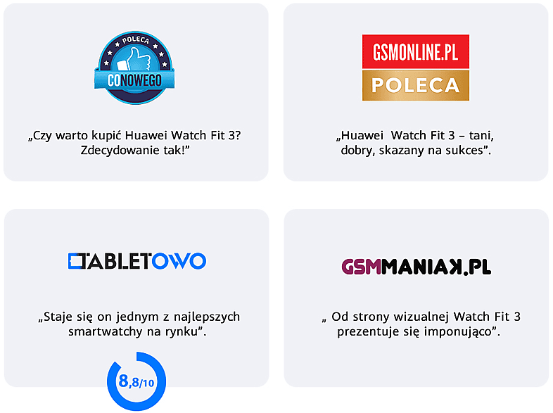 HUAWEI WATCH FIT 3- Czarny – zdjęcie 2