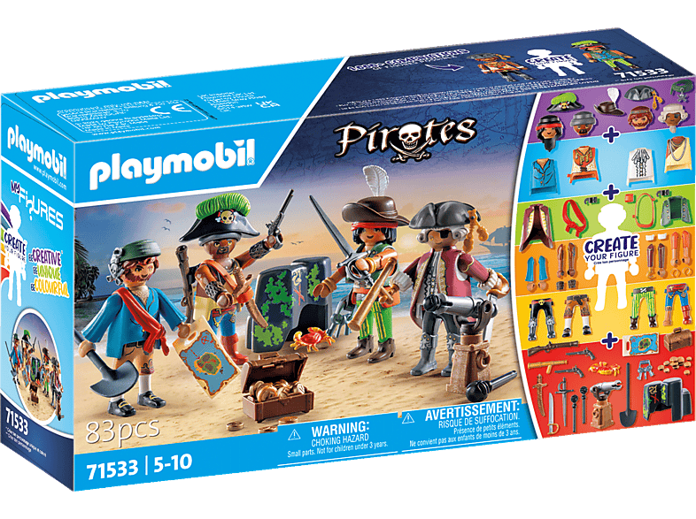 Playmobil 71533 Prates: My Figures (5-10 Jahren); Spielset