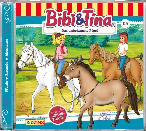 CD-Cover von Bibi & Tina mit Pferden und Mädchen auf grünem Gras.