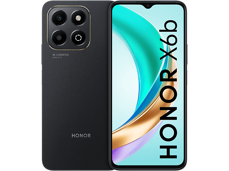 Móvil - Honor X6b, Midnight Black, 128 GB, 4 GB RAM, 6.56