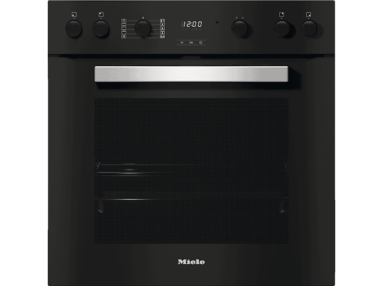 MIELE TwinSet Comfort H 2455 EP ACTIVE + KM 6003 LPT, Einbauherdset (Elektrokochfeld, A+, 76 l)