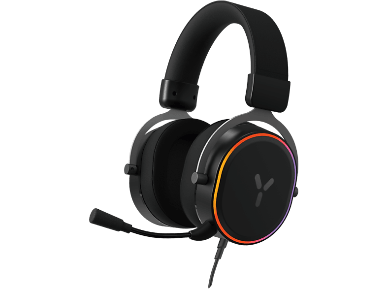 ISY IGH-3000 Ultralight RGB, Over-ear Gaming Headset Schwarz
