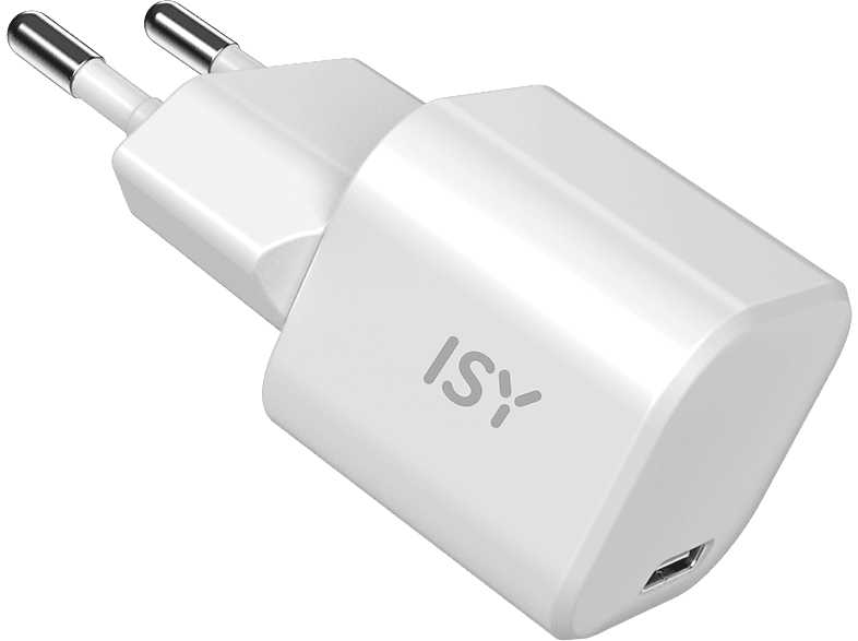 ISY IWC 4020-1 Schnellladegerät Universal 20 W, Weiss