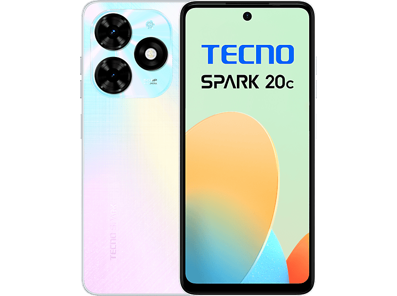 TECNO SPARK 20C 4G 4/128 GB DualSIM Fehér Kártyafüggetlen Okostelefon