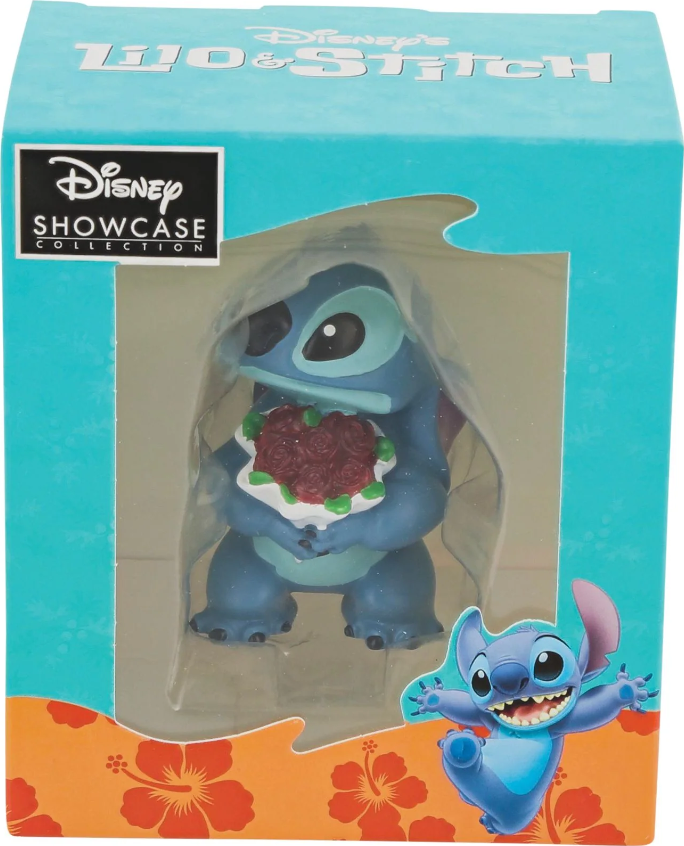 LANYARD CASE Disney Showcase Collection : Lilo & Stitch - Stitch with Flowers mini	 (Disney Showcase Collection) Figurine de collection
