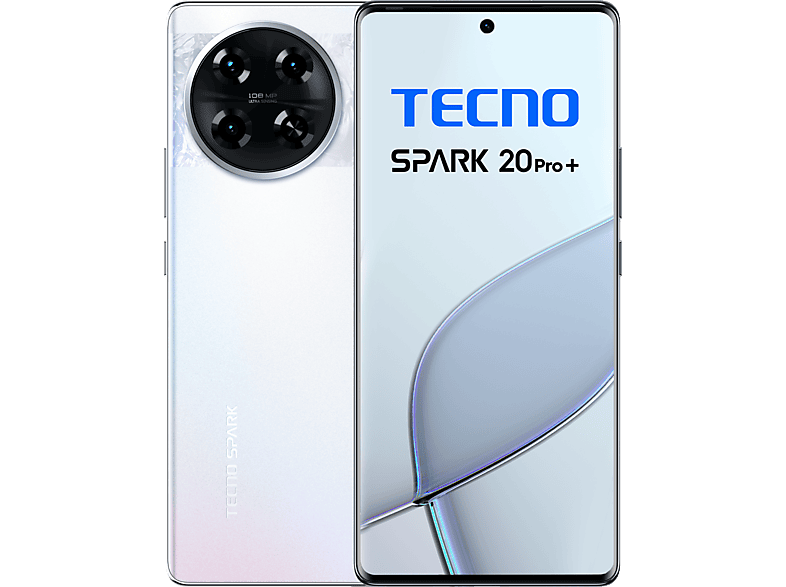 TECNO SPARK 20 PRO+ 4G 8/256 GB DualSIM Fehér Kártyafüggetlen Okostelefon