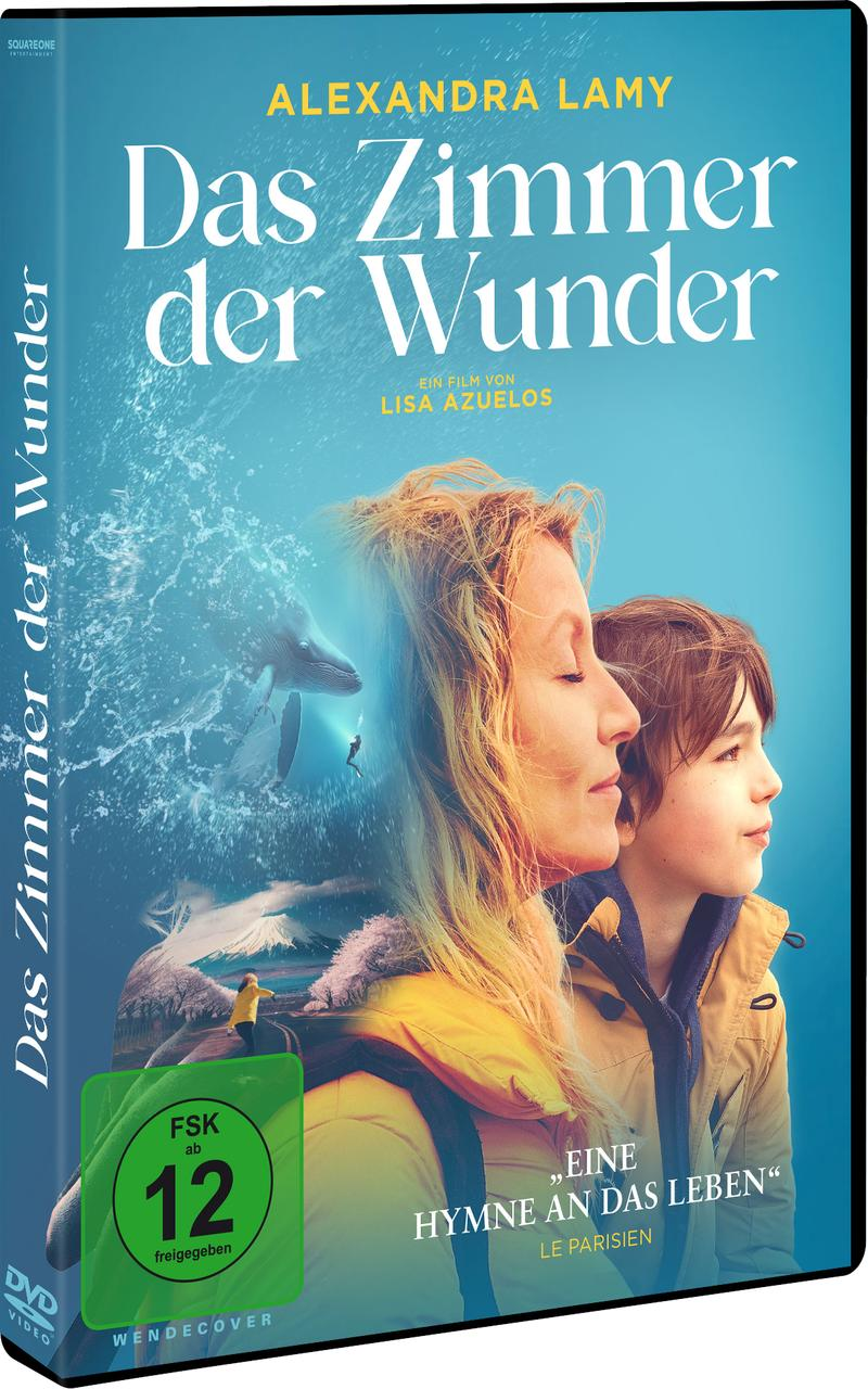 DVD-Cover von 'Das Zimmer der Wunder', eine Frau und ein Junge sind abgebildet.