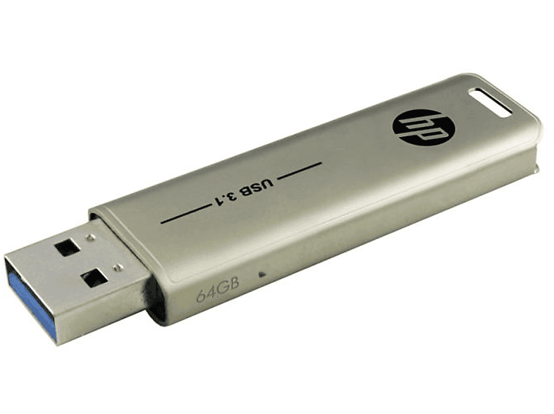 HP 64GB x796w USB Stick, USB-A 3.2, R70 MB/s, Gold — Foto 4 von 5
