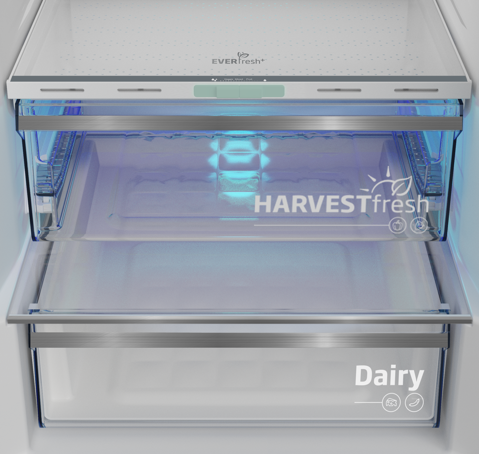 Lodówka BEKO B5RCNA405ZG 203.5cm Szary No Frost HarvestFresh