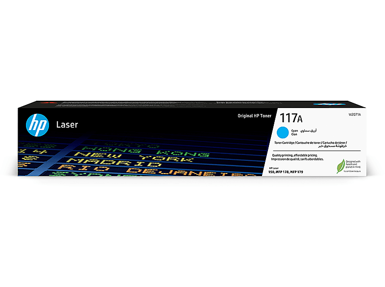 HP 117A, Ciano