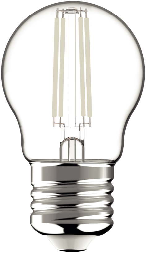 AVIDE LED White Filament Mini Globe 6.5W, E27, 806lm, WW 2700K (AWLFMG27WW-6.5W)