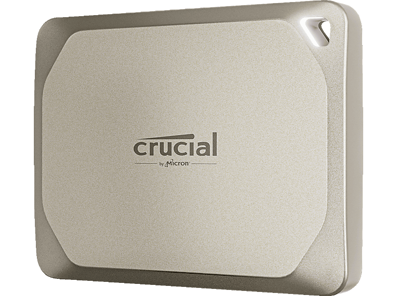 CRUCIAL X9 Pro for Mac Portable SSD, 2 TB SSD, extern, Silber
