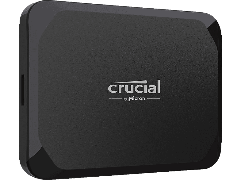 CRUCIAL X9 Portable SSD, PC/Mac Festplatte, 1 TB SSD, extern, Schwarz
