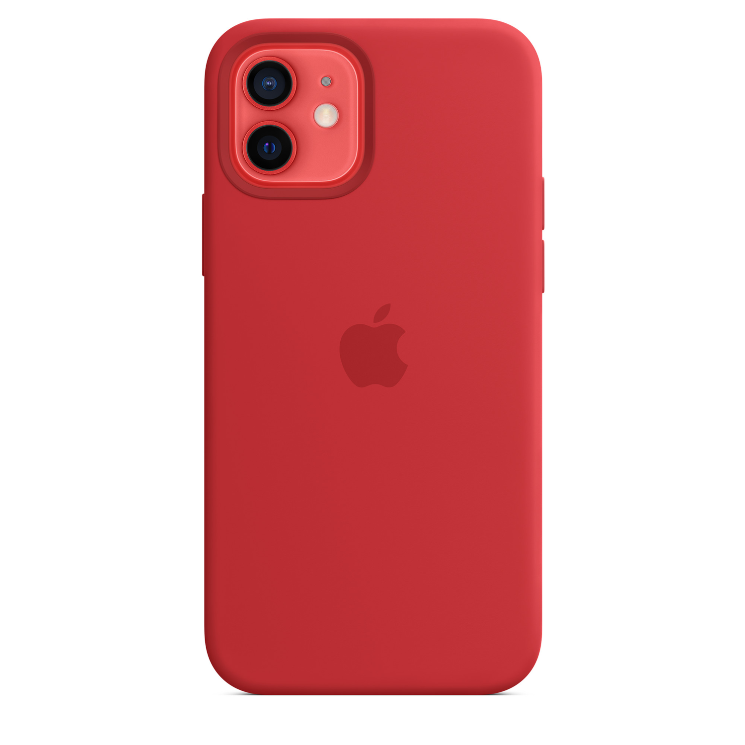 Rode iPhone-hoes met cameralenzen.