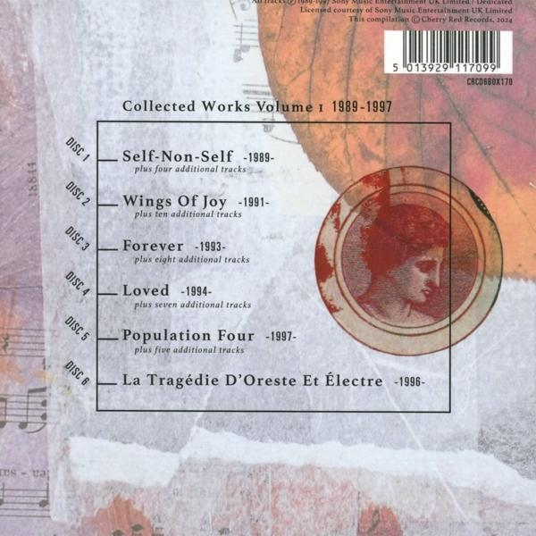 Die Rückseite der CD "Collected Works Volume I 1989-1997".