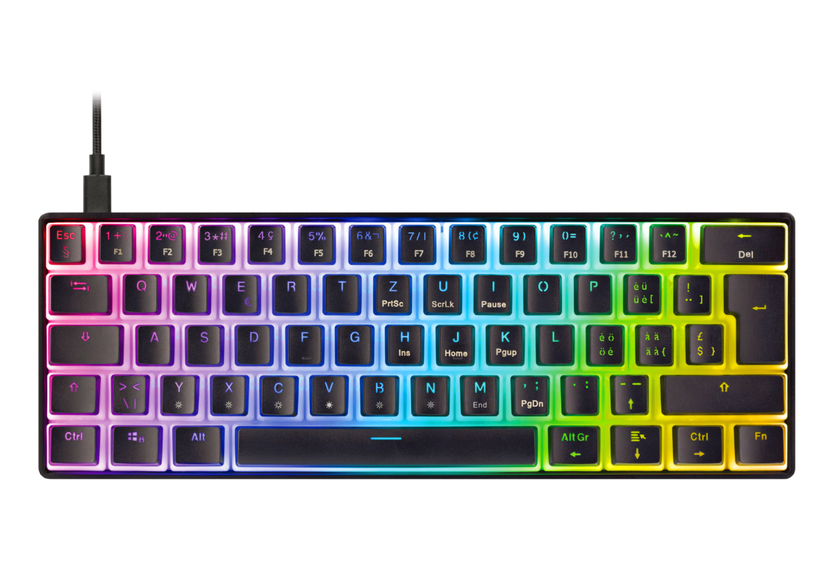 DELTACO GAM-158-CH RGB (CH-Layout) | Gaming Tastatur