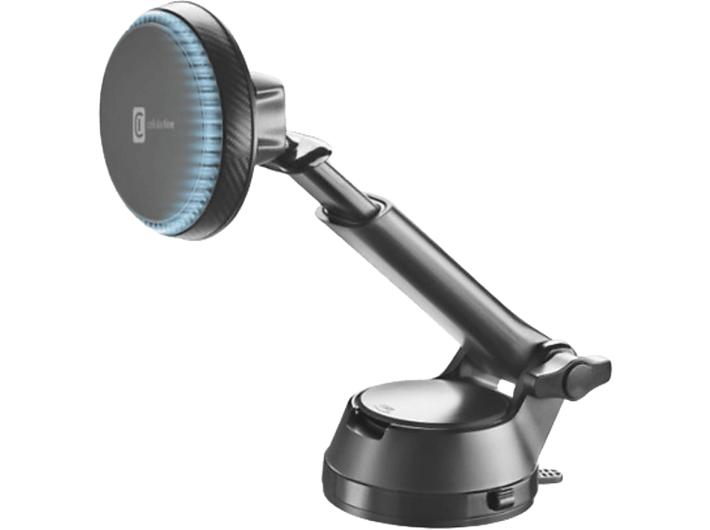Cellular Line MagSafe KFZ-Ladehalter touch Air Cooler MAG 7,5W mit Saugnapf und Aufsatz für Lüftungslamelle