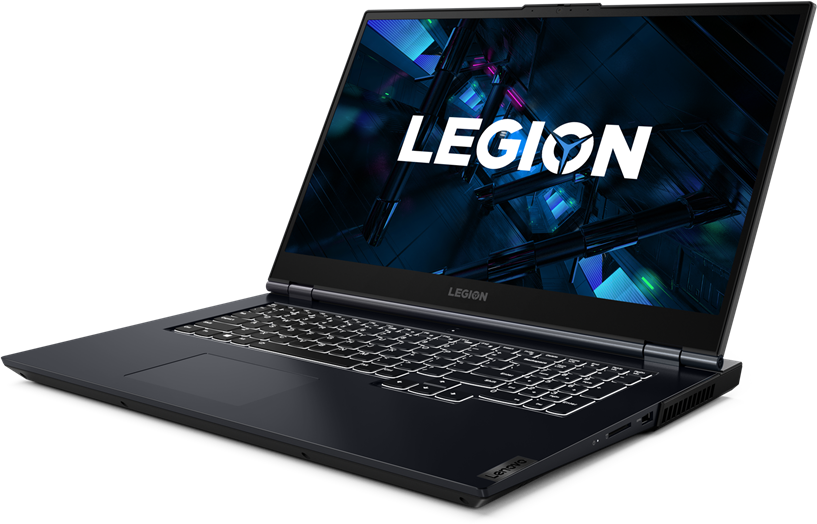 LENOVO Legion 5 82JM000PHV Kék Gamer laptop (17,3" FHD/Core i7/16GB/512 GB SSD/RTX3060 6GB/NoOS)