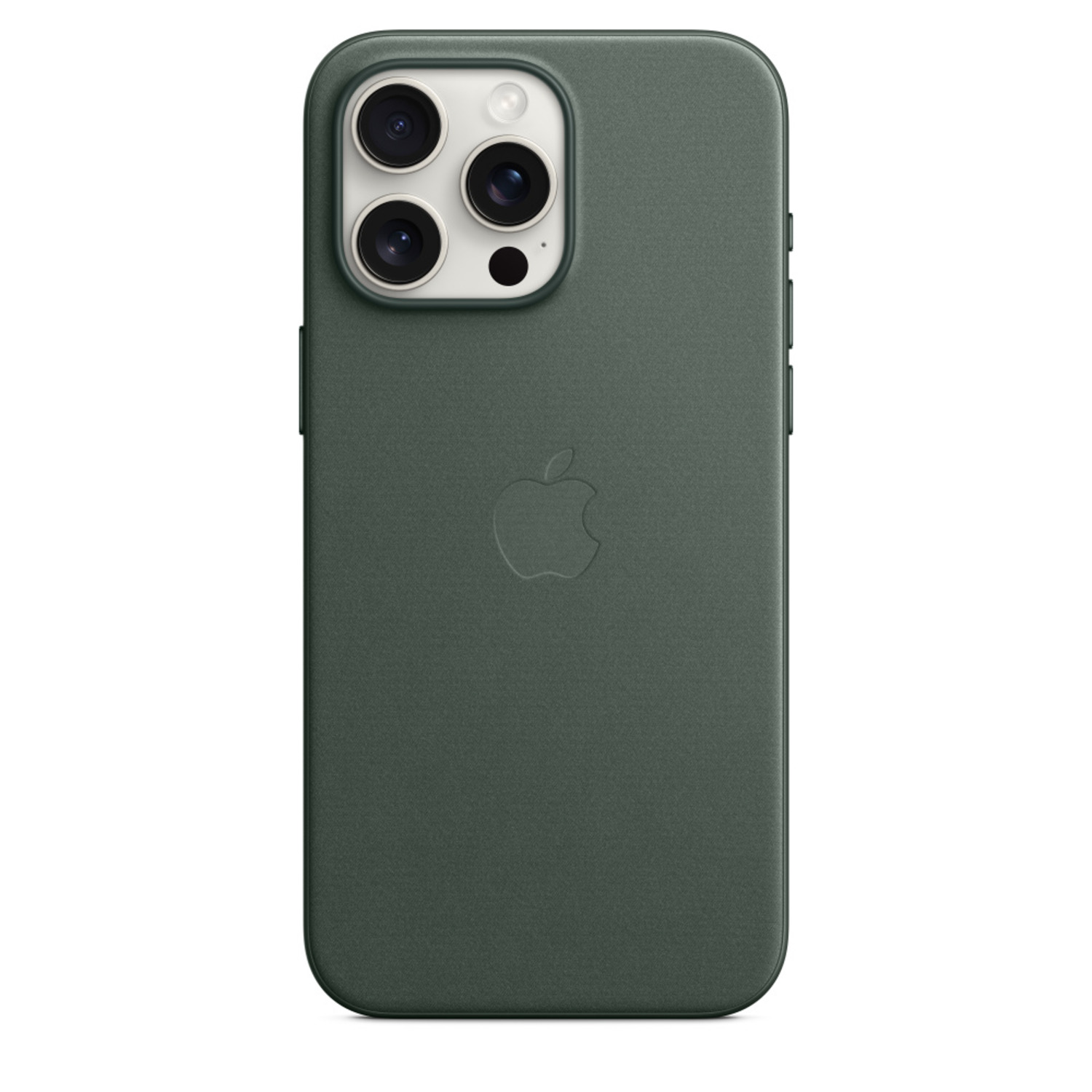 APPLE Cover FineWoven Magsafe iPhone 15 Pro Max Evergreen (MT503ZM/A) Cover voor Apple IPhone 15 Pro Max Evergreen