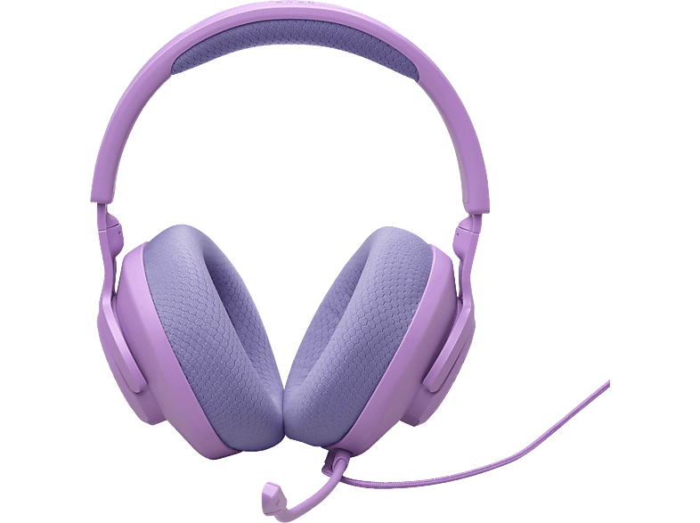 Auriculares gaming - JBL Quantum 100M2, Circumaurales, Diadema con cable, Micrófono, Morado