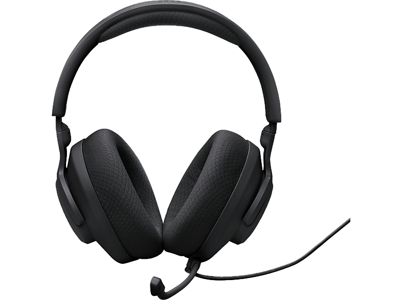 Auriculares gaming - JBL Quantum 100M2, Circumaurales, Diadema con cable, Micrófono, Negro