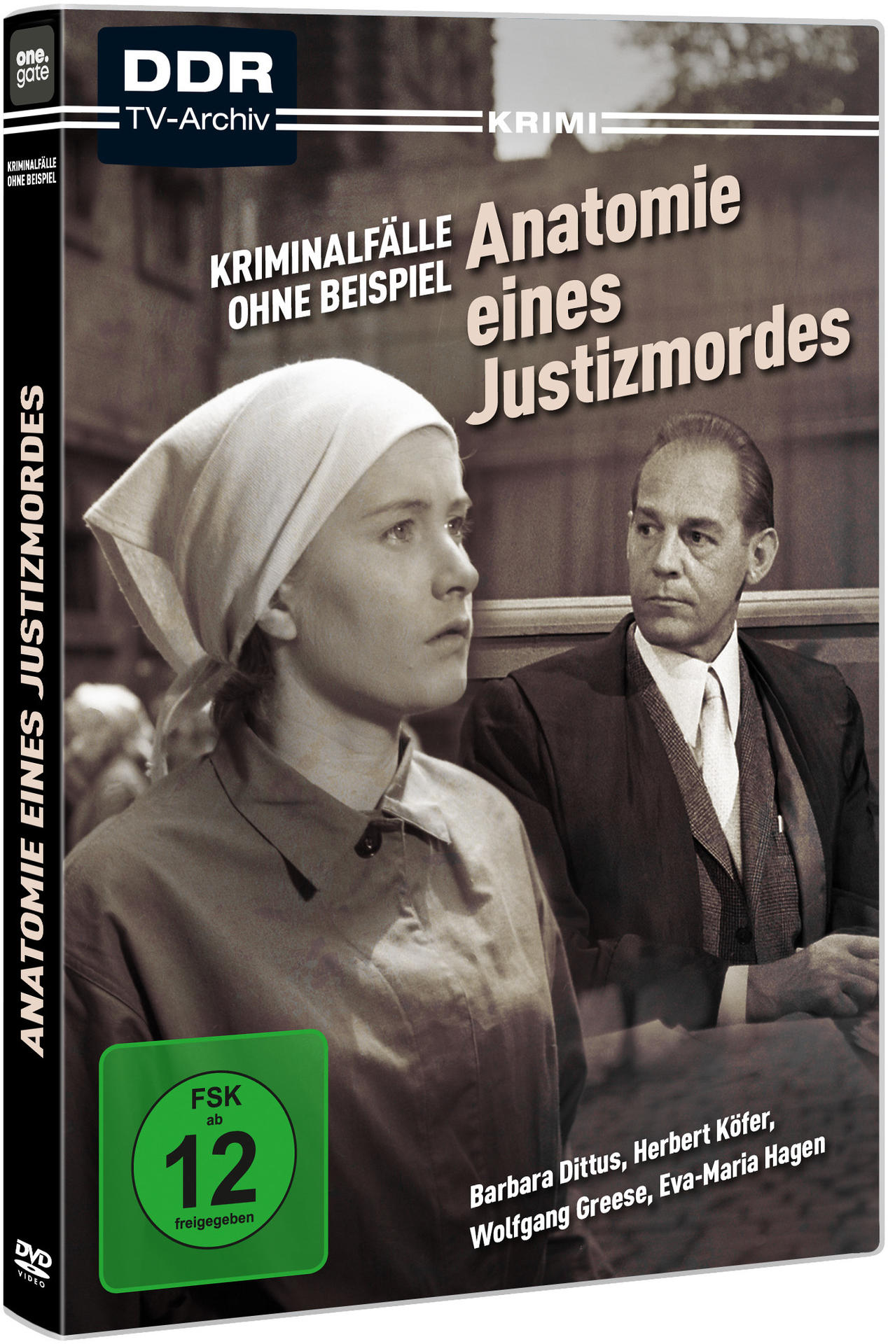 DVD-Hülle eines Krimidramas, mit Schauspielern und Titel auf Deutsch.