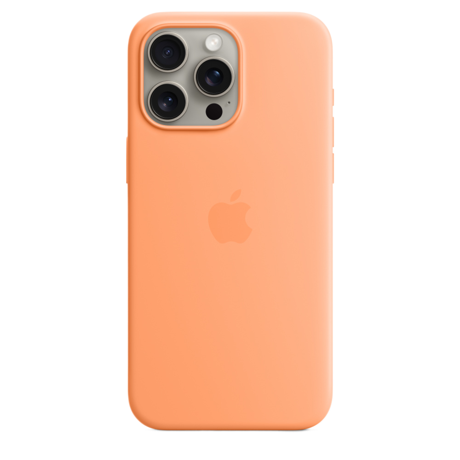 APPLE Cover Silicone Magsafe iPhone 15 Pro Max Orange Sorbet (MT1W3ZM/A)