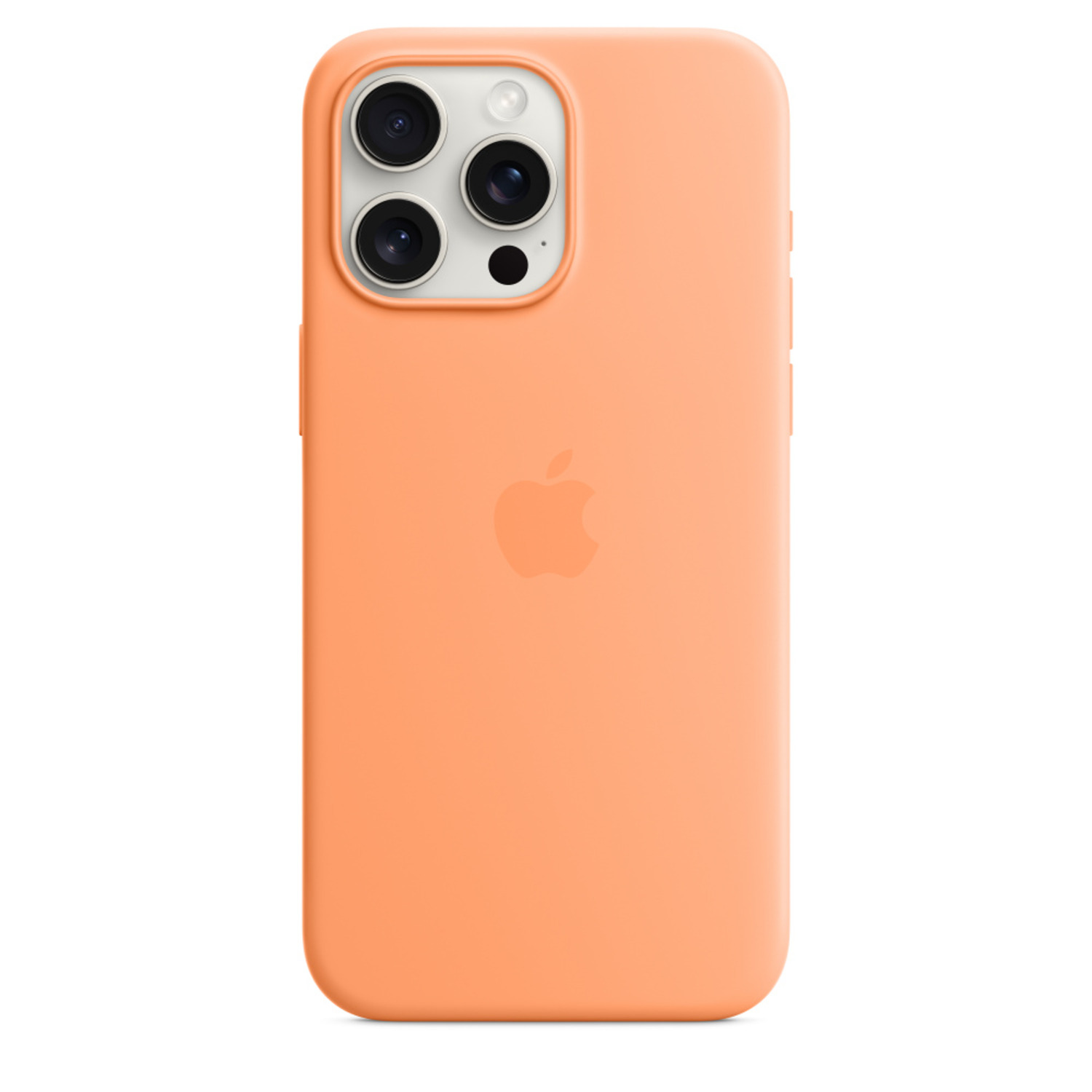 APPLE Cover Silicone Magsafe iPhone 15 Pro Max Orange Sorbet (MT1W3ZM/A)