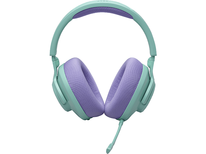 Auriculares gaming - JBL Quantum 360 Wireless, QuantumSURROUND Sound, Bluetooth, Autonomía 22h, Micrófono, Cyan