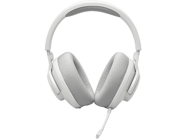 Auriculares gaming - JBL Quantum 360 Wireless, QuantumSURROUND Sound, Bluetooth, Autonomía 22h, Micrófono, Blanco