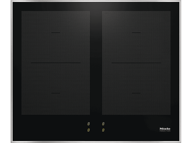 MIELE H 2457 IP OBSW + KM 7005 FR, Einbauherdset (Induktionskochfeld, A+, 76 l)