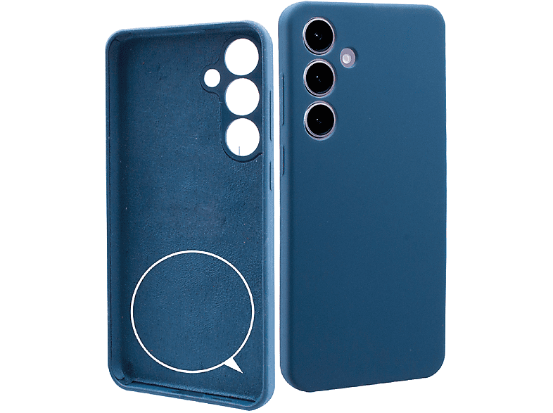 ISY Cover Samsung S24 Plus, Cover per Galaxy Plus,Blu