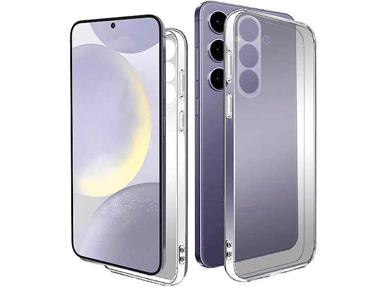 ISY Cover Samsung S24 Plus, Cover per Galaxy Plus,Trasparente