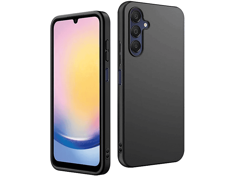 ISY Cover Samsung A25, Cover per A25,Nero
