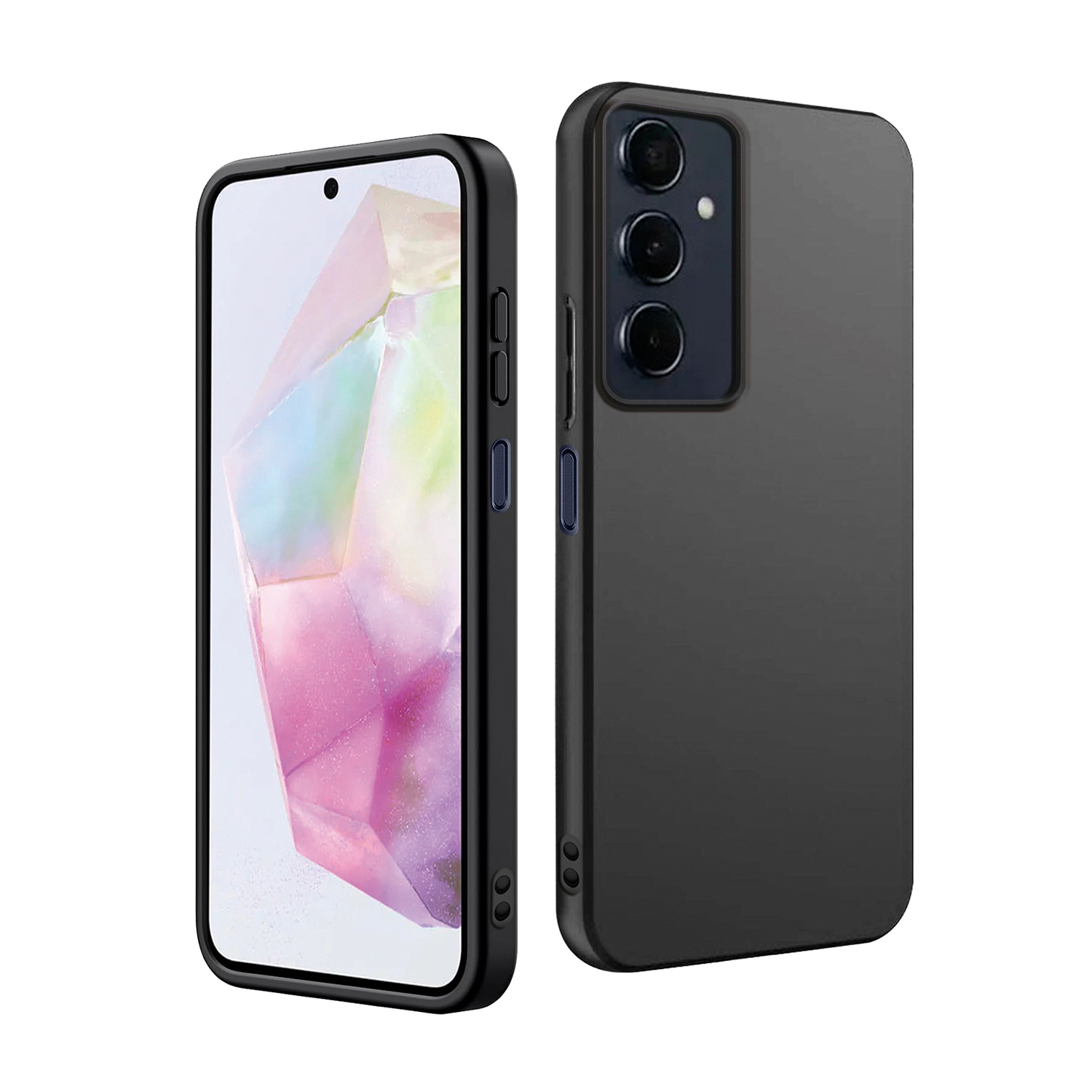 ISY Cover Samsung A35 Cover per A35, Nero